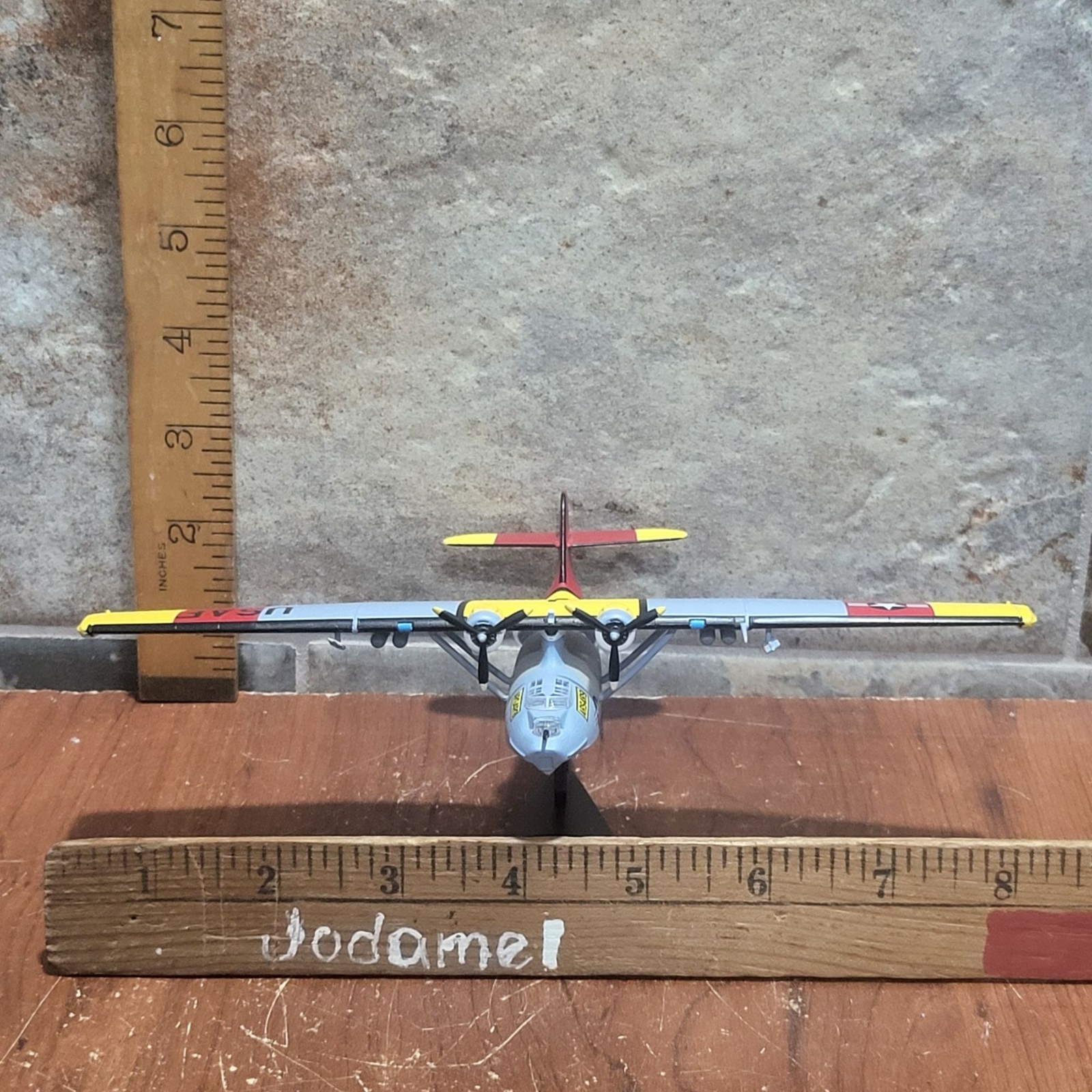 Diecast Model Consolidated PBY 5 Catalina Flying Boat 1/150 Scale Display Stand