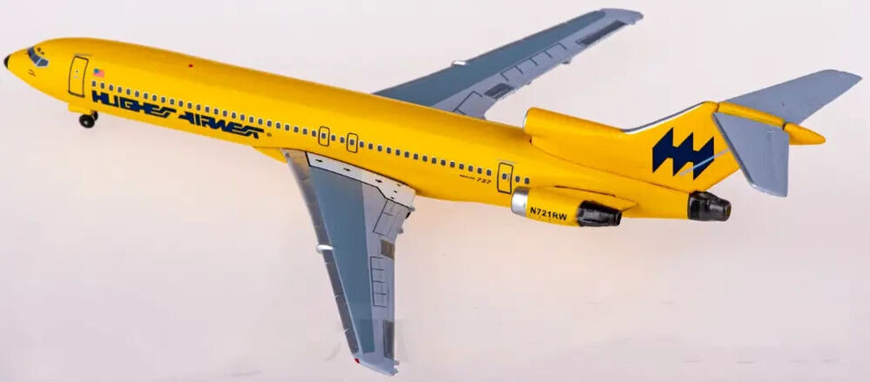 1:400 Aeroclassics Hughes Airwest BOEING 727-200 Passenger Plane Diecast Model