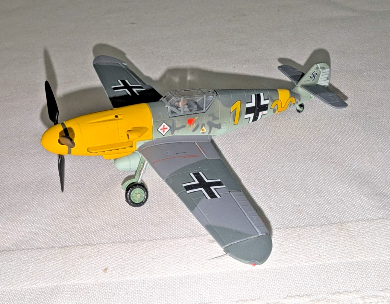 Gemini Aces German WWII Aircraft 1/72 or less Diecast 5″L Great Detail