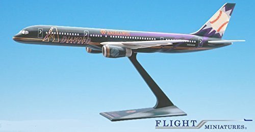 America West “D Backs” Boeing 757-200 Airplane Miniature Model Snap Fit Kit 1:20