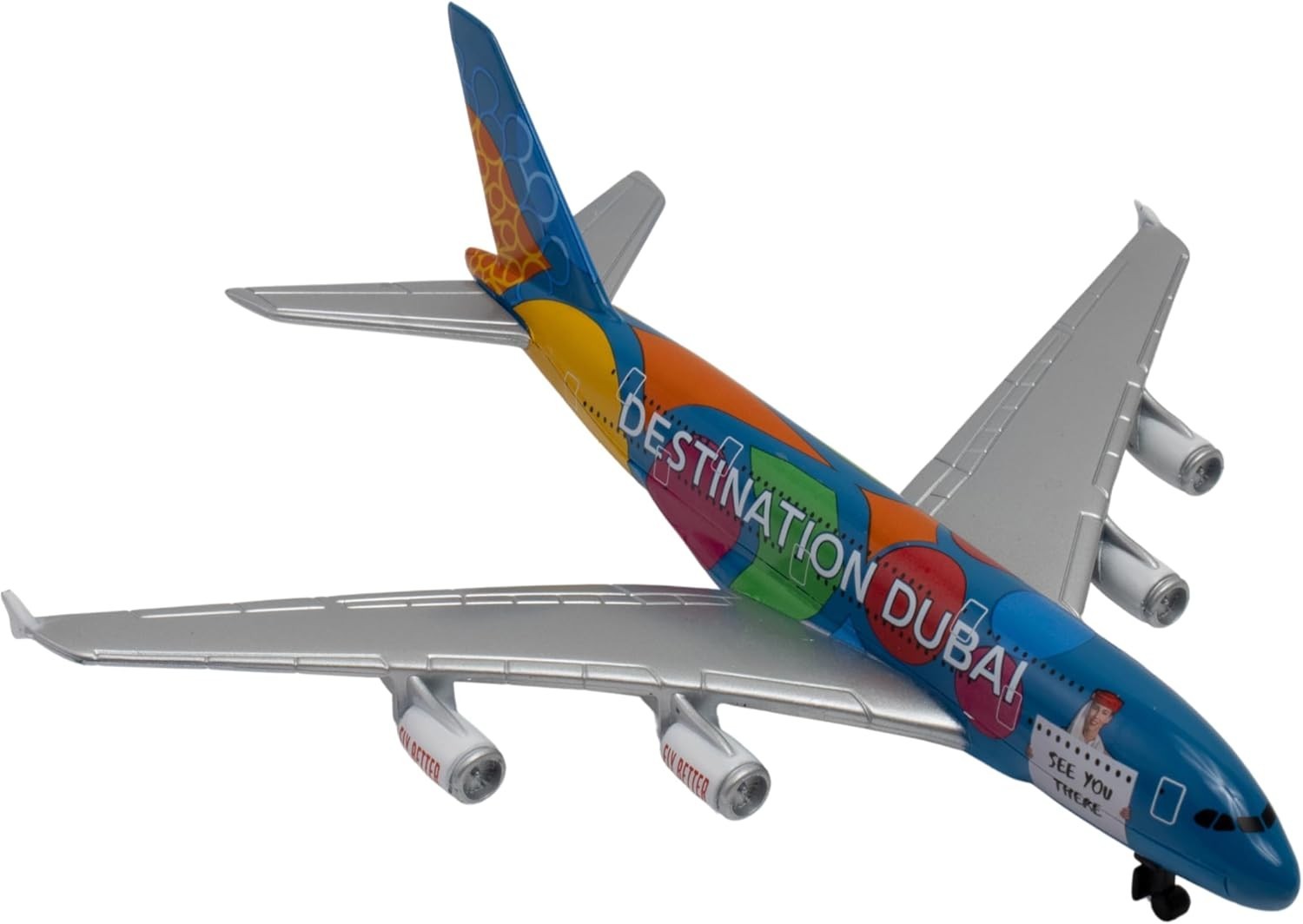 Vibrant Emirates Airlines A380 Collectible Airplane – A Dream for Young Aviators