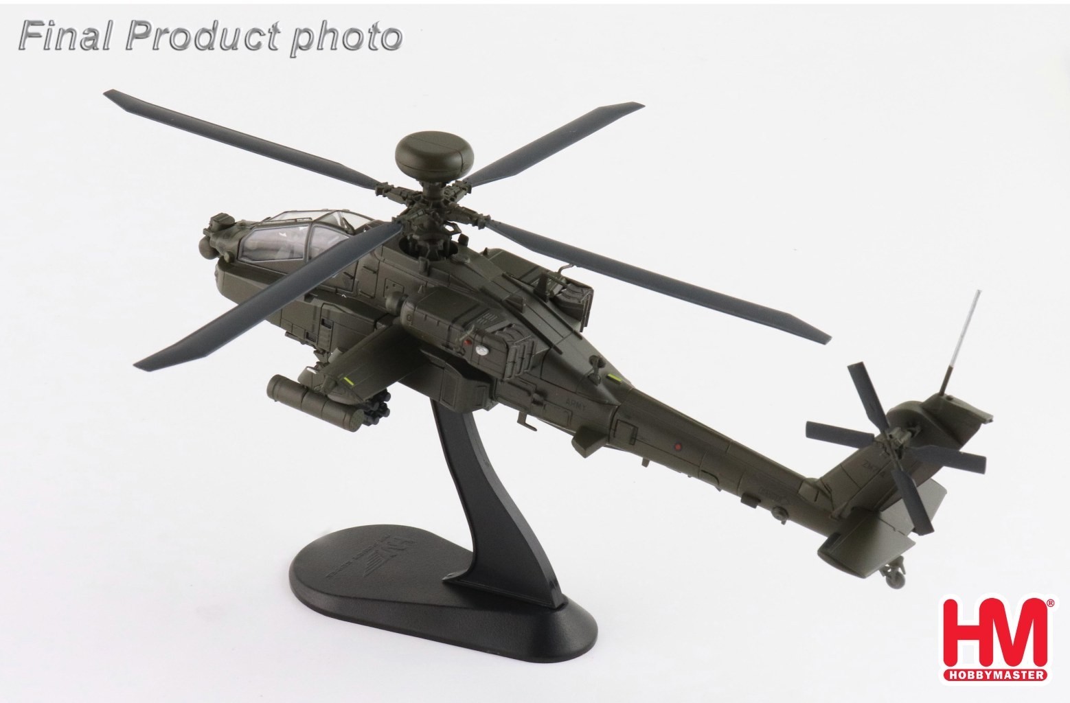 Hobby Master 1/72 AH-64E Apache Echo ZM714 British Army Middle Wallop HH1220