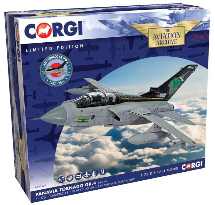 Corgi Panavia Tornado GR.4 – Retirement Scheme 1:72 Die-Cast Airplane AA33620