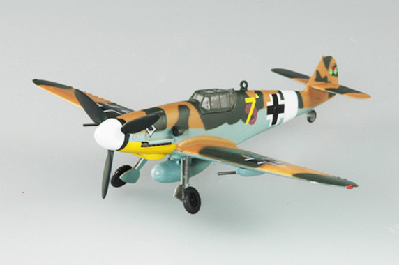 Easy Model 1/72 Germany BF109G-2 III. /JG53 “Pik As” 1943 Tunisia#37252