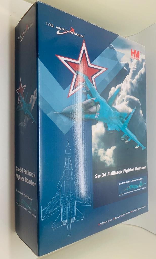 HOBBY MASTER SU-34 FULLBACK FIGHTER BOMBER RUSSIAN AIR FORCE HA6301 1/72