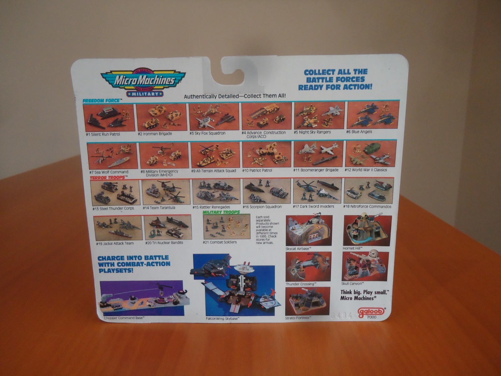 Galoob Micro Machines Military WWII Classics #12 Freedom Force with Men