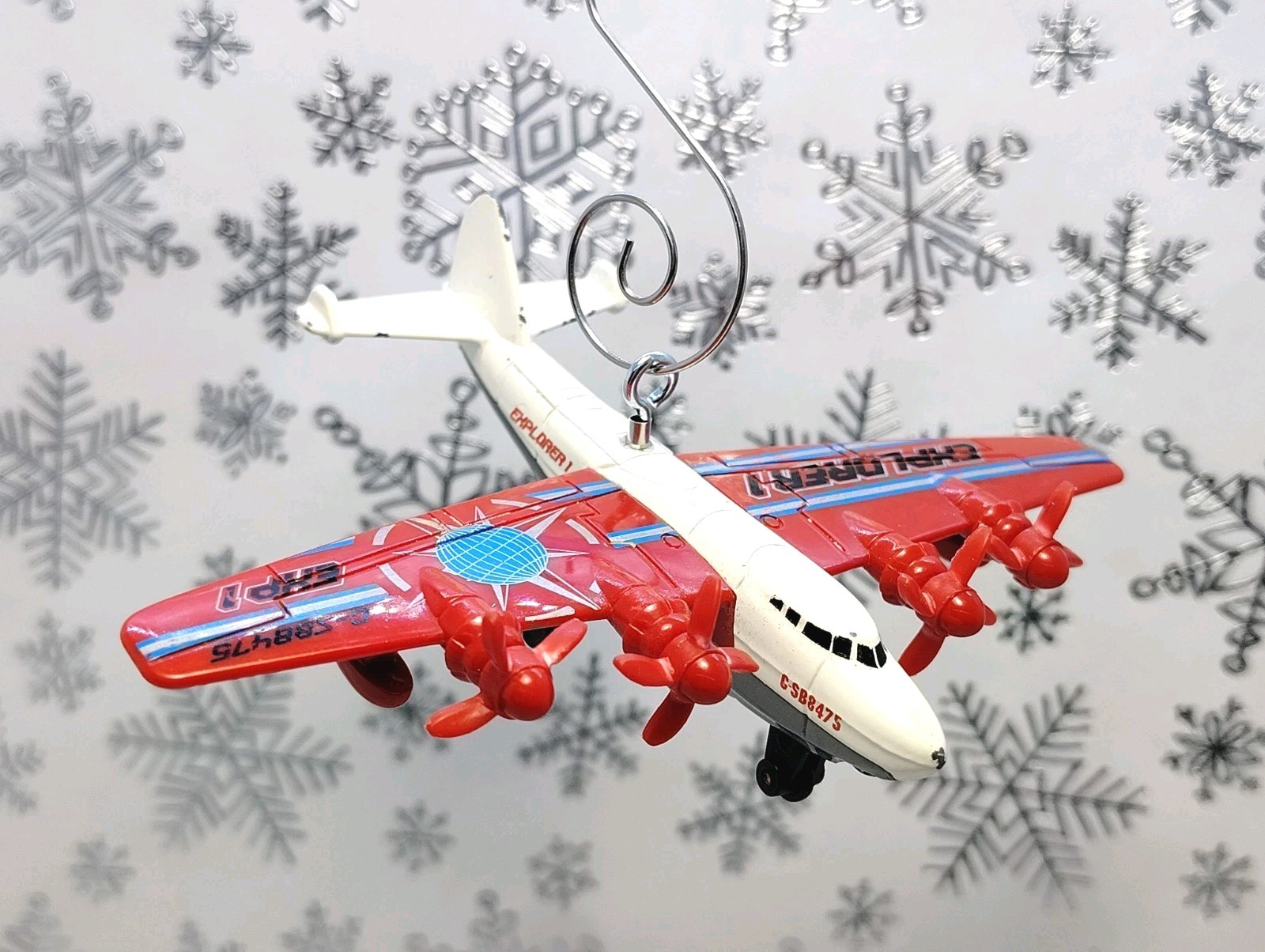 Skybusters Sea plane Custom Christmas Ornament Airplane Diecast Water Prop Plane