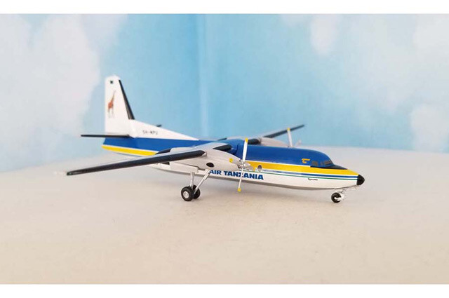 WM219848 AeroClassics F27 Friendship 1/200 Model 5H-MPU Air Tanzania