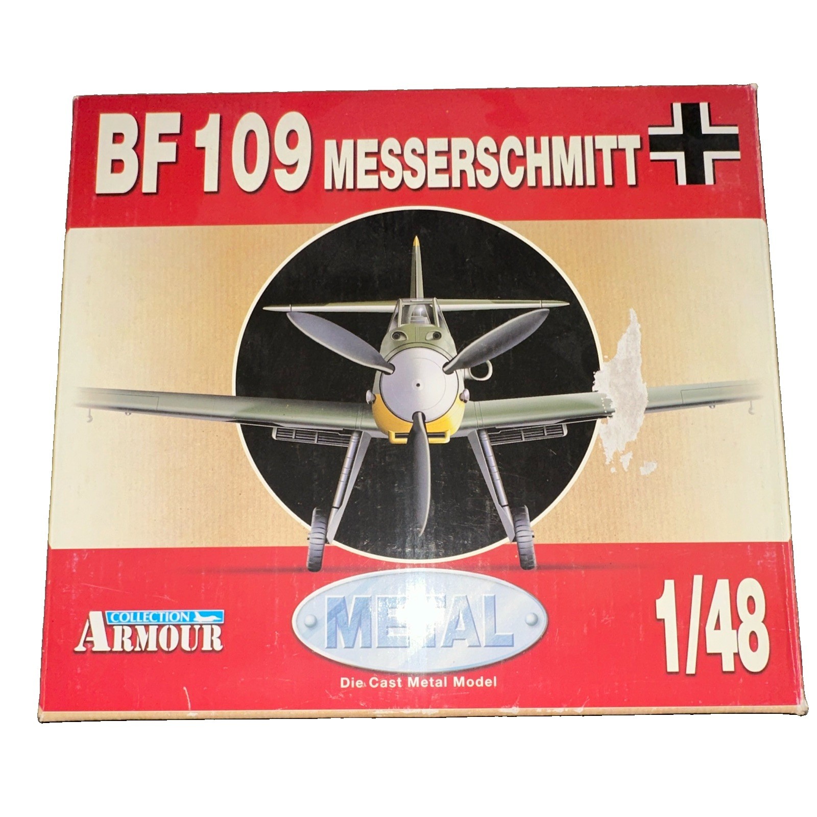 Armour Collection Bf 109F Messerschmitt 1:48 Diecast Model w/Stand