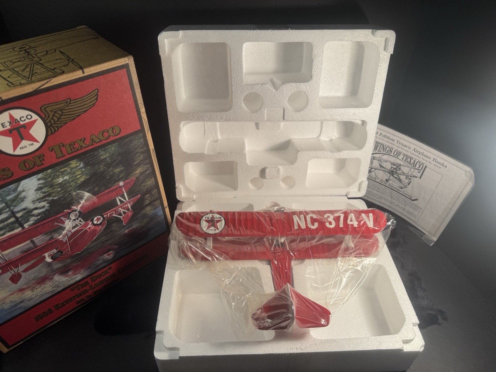 Wings Texaco Diecast Plane 1936 Keystone-Loening Commuter The Duck 8 In Series.