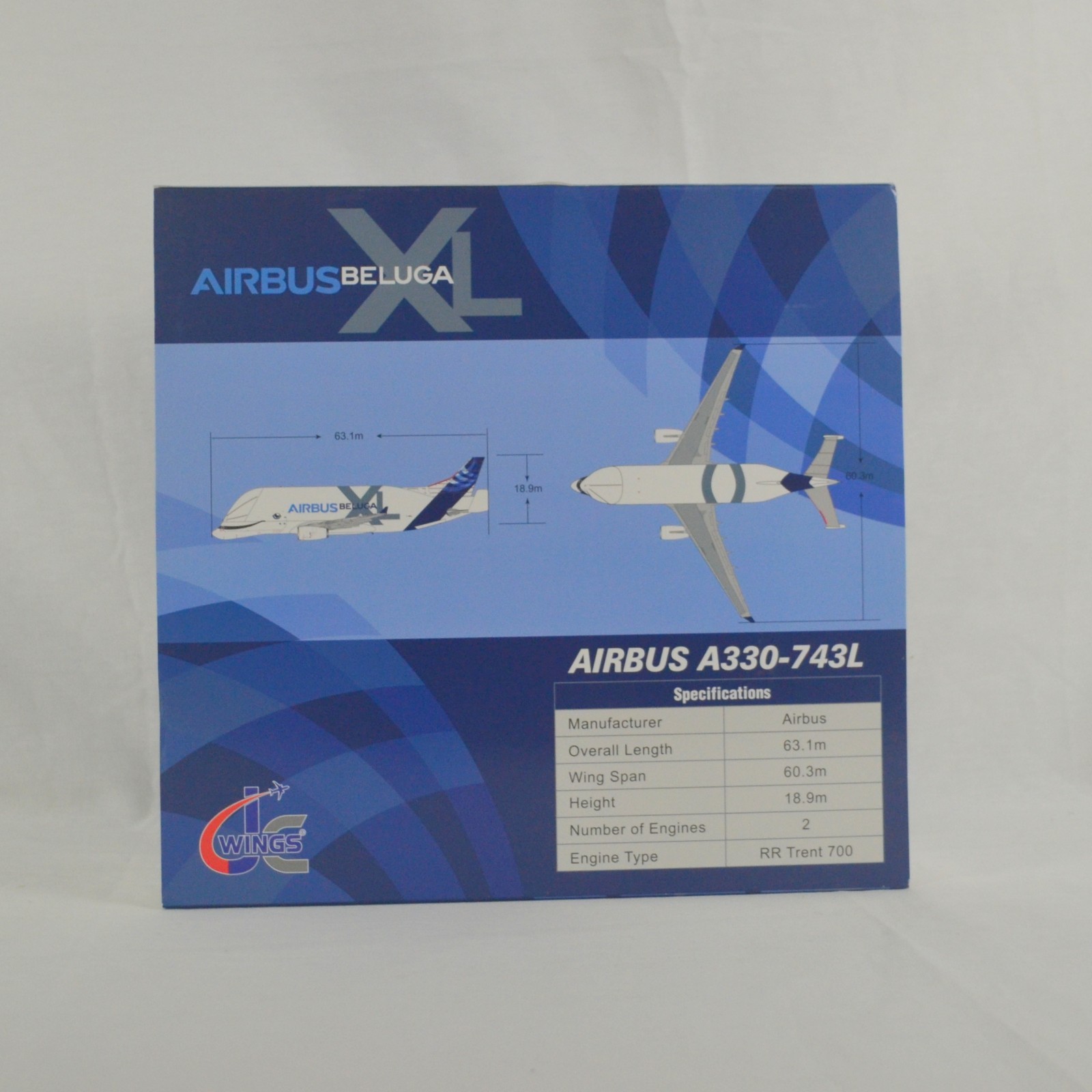 JC Wings 1:200 LH2227 Airbus A330-743L BelugaXL XL F-WBXL