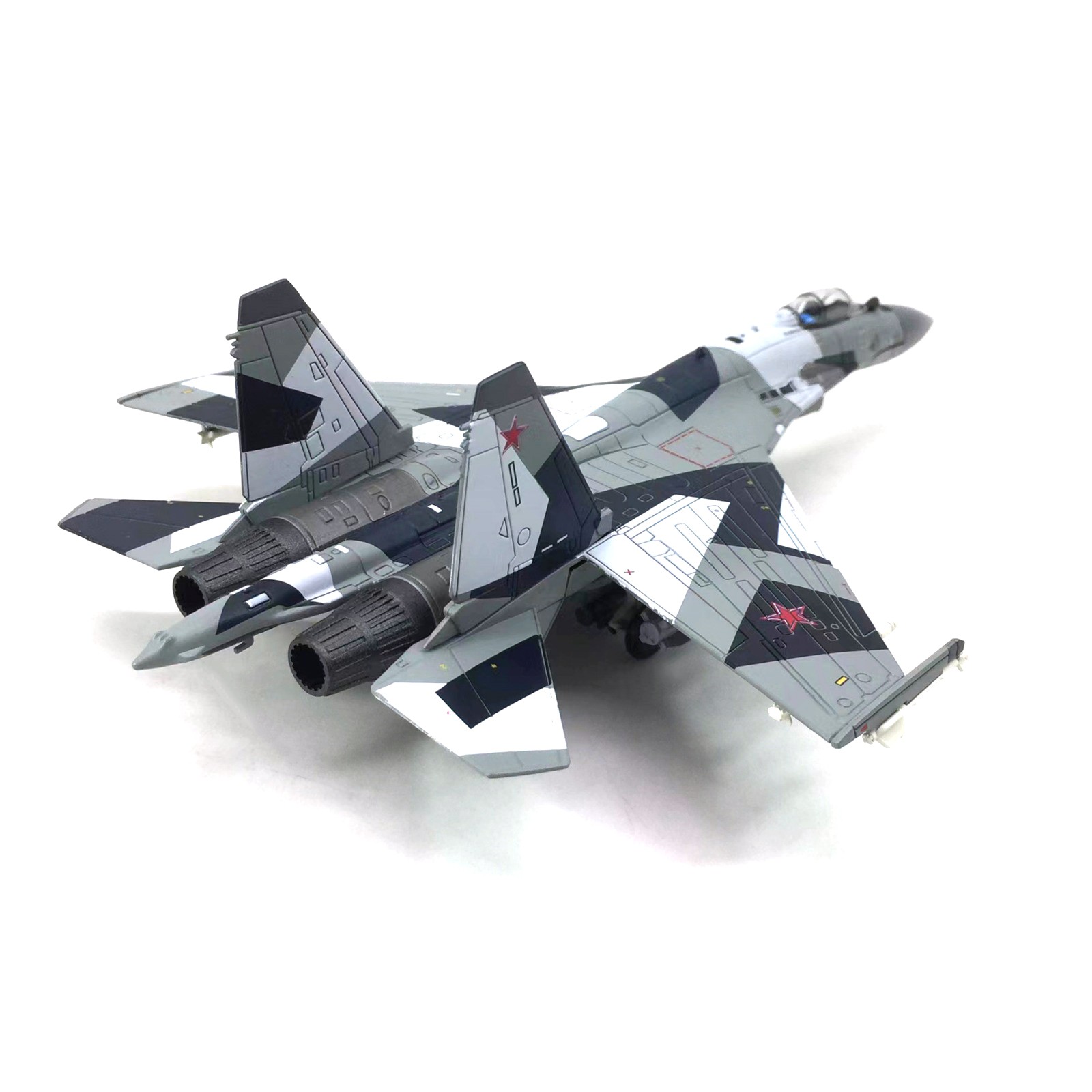 1/100 Alloy Russian SU35 Fighter Model Airplane Model Airplane Souvenir Toys