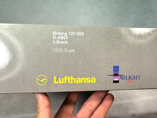 INFLIGHT 1/200 DIECAST B727-200 LUFTHANSA D-ABDI “LUBECK” NIB *RARE*