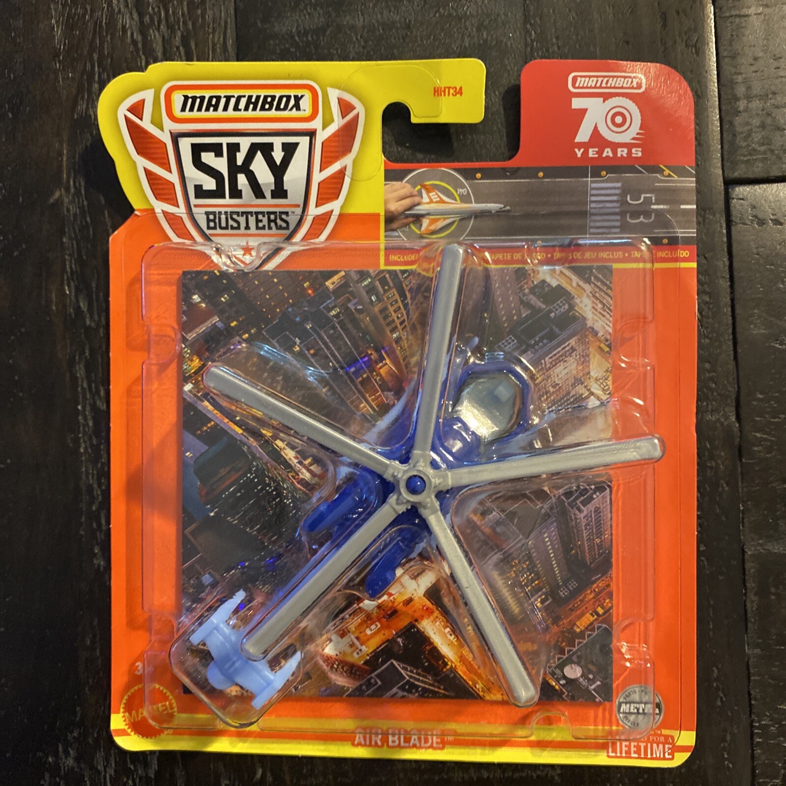 2023 Matchbox 70 Years Sky Busters Air Blade Helicopter Diecast Model Toys