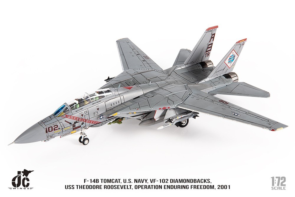 JC Wings 1/72 F-14B Tomcat US Navy VF-102 Diamondbacks Op. Enduring Freedom 2001