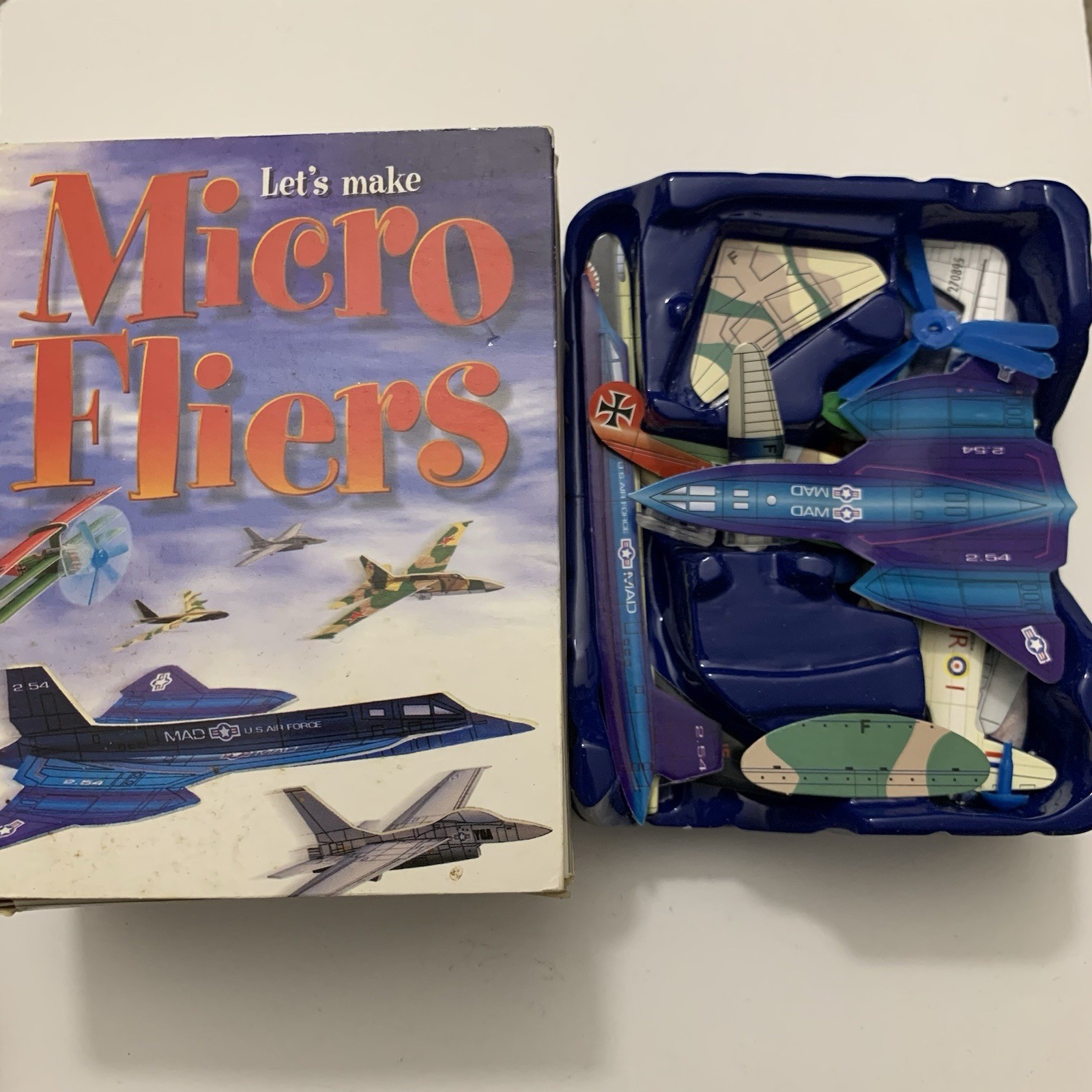 MINI MAESTRO LETS MAKE MICRO FLYERS 10 MODELS + 48pg BOOK BOXED MINT K5
