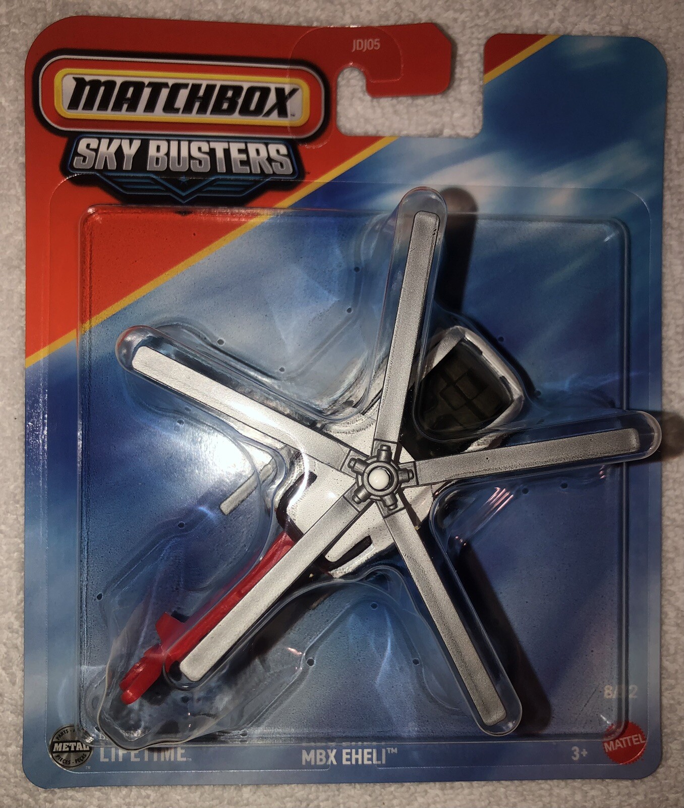 Matchbox Sky Busters #8/32 MBX EHELI RED/WHITE FIRE DEPARTMENT #72 2025 RELEASE