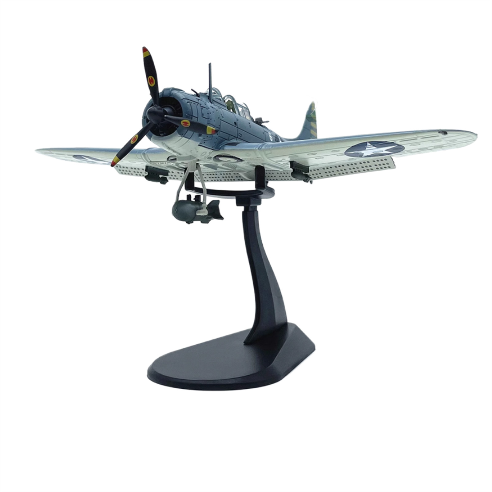 1/72 US SBD-3 Dive Bomber Fighter Alloy Aircraft Model Military Plane Display