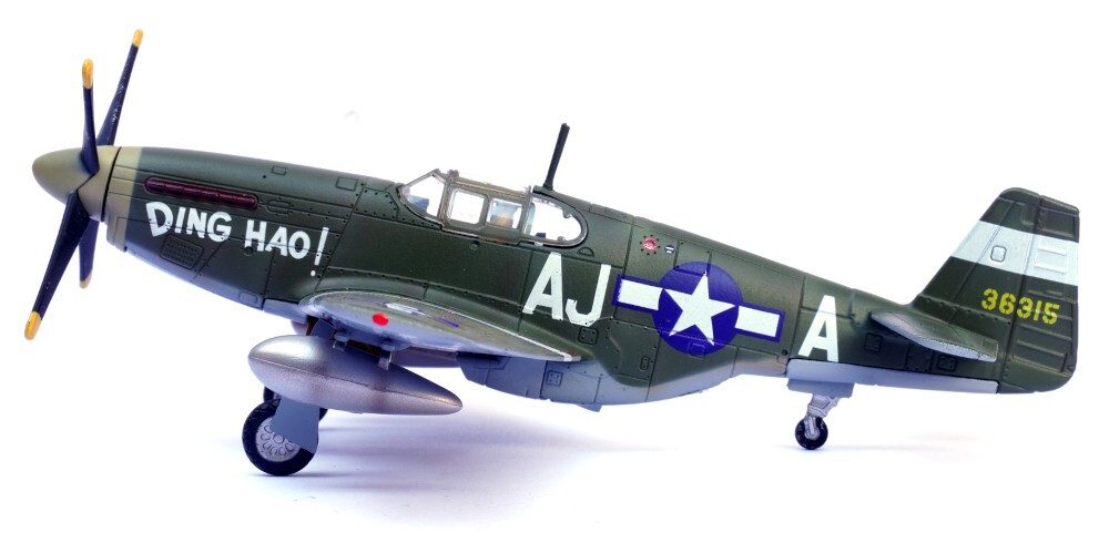 P-51 P-51B Mustang “Ding Hao” 356th, FS 354th FG USAAF 1/72 Scale Diecast Model