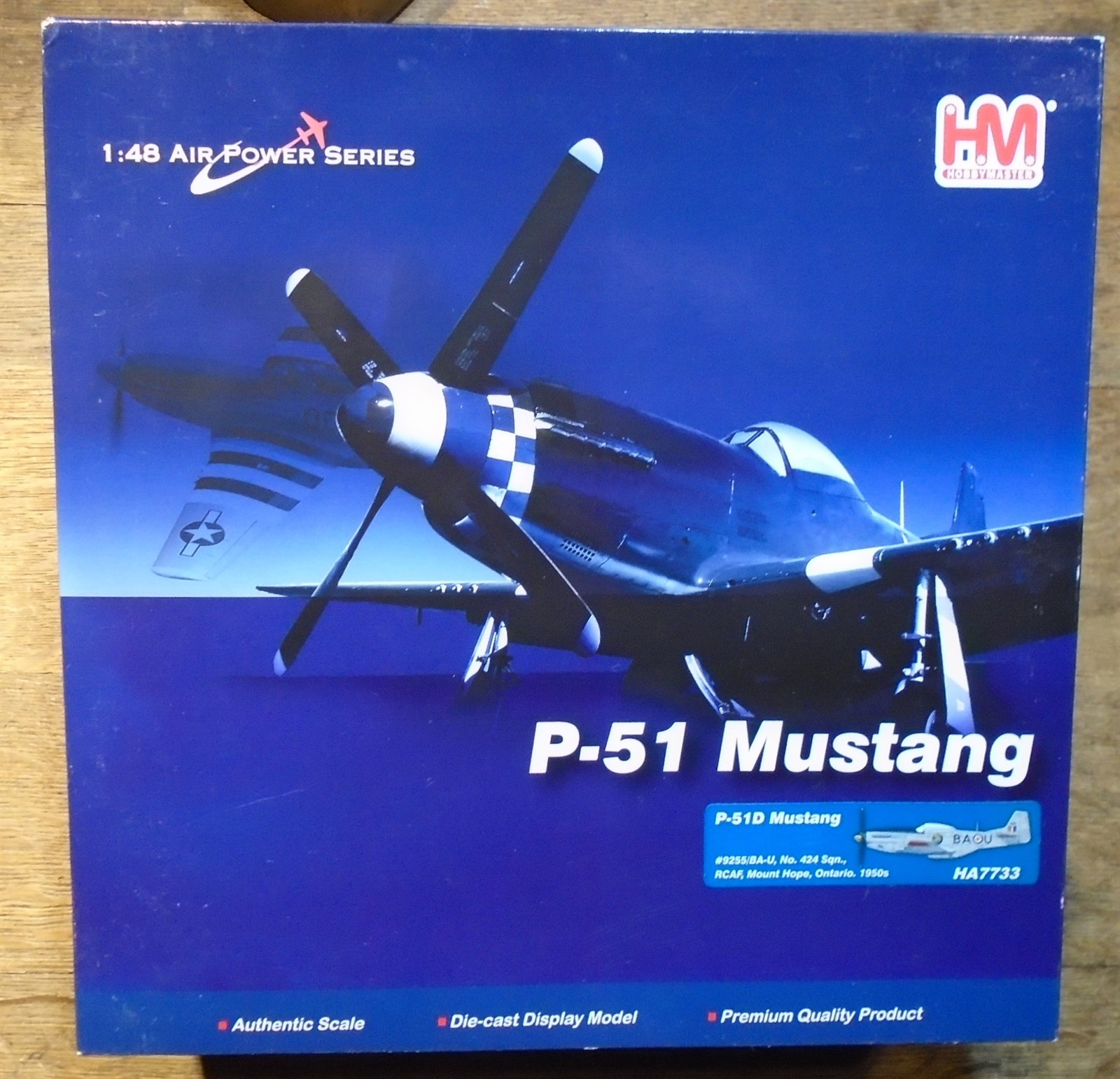 Hobby Master 1:48 P-51D Mustang RCAF No.424 Sqn Mount Hope Canada HA7733