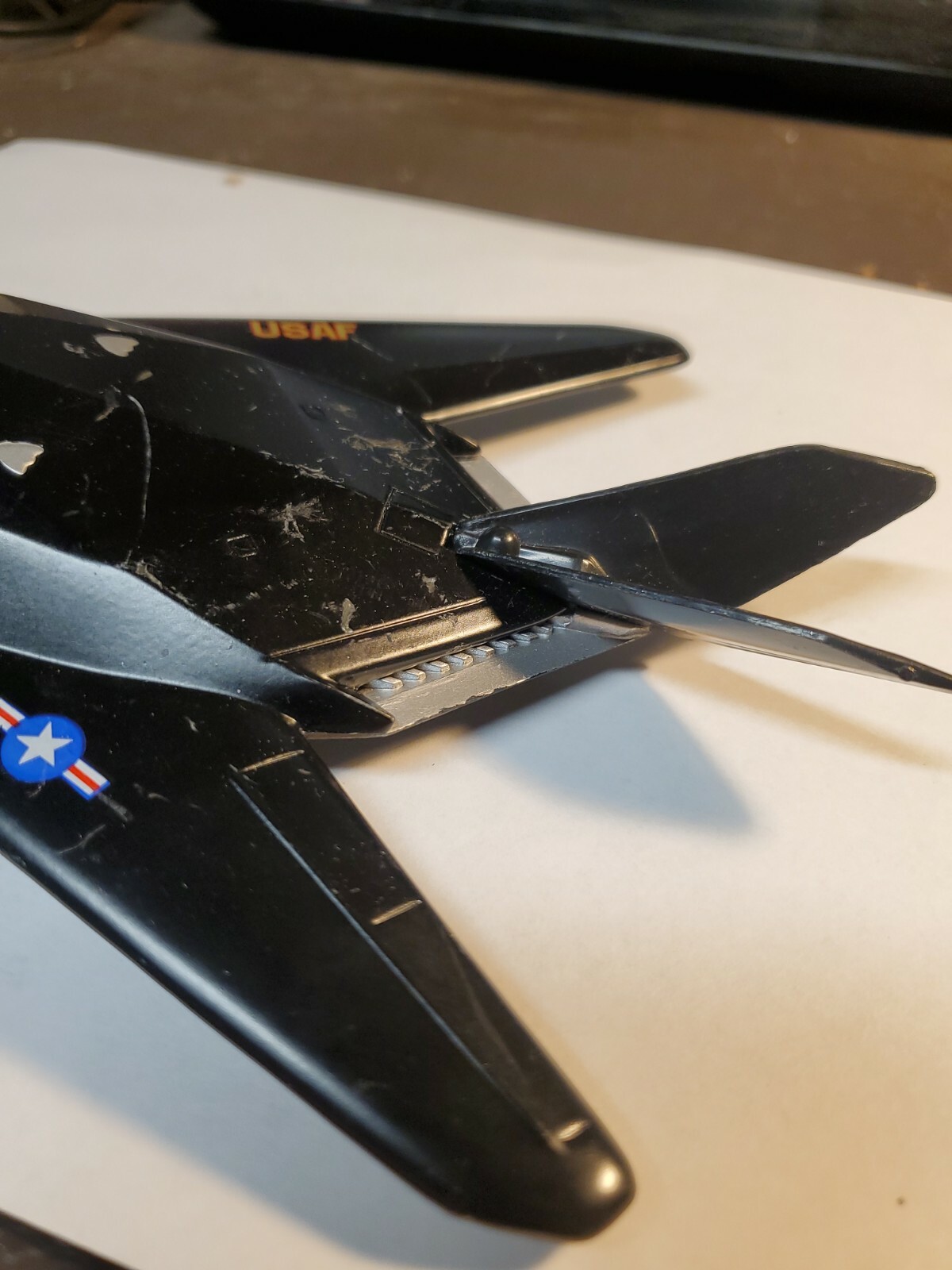 PLAYMAKER TOYS USAF UNITED STATES AIR FORECE F-117A STEAL BLACK NIGHT HAWK