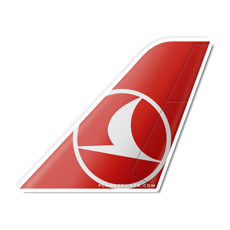 Turkish Airlines Livery Tail Sticker