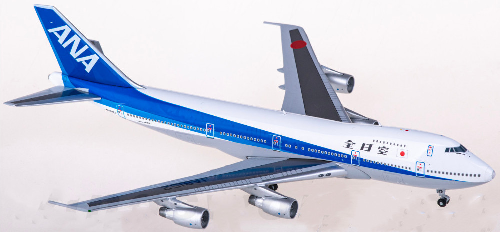 1:400 BigBird400 ANA Boeing 747-100SR Passenger Airplane Diecast Model