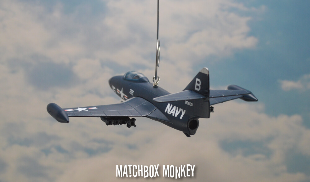 F9F Panther US NAVY Fighter Plane Korean War Custom Christmas Ornament F-9F-2