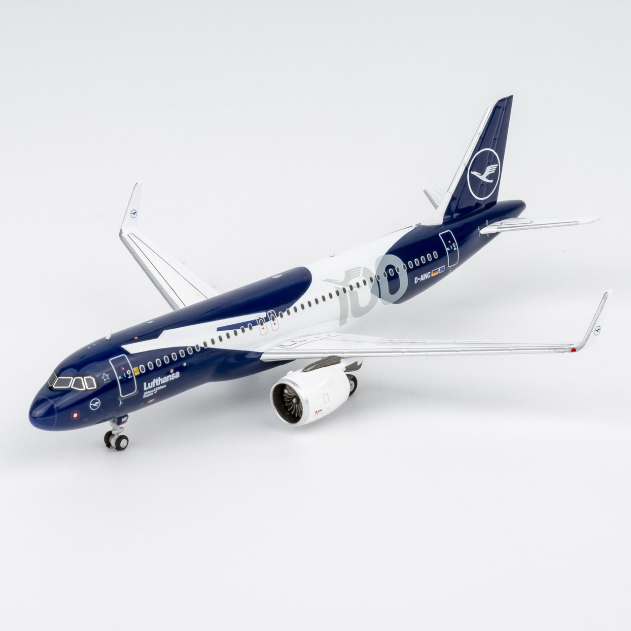 NG 1/400 Lufthansa Airbus A320neo D-AING Finished Colored Model NEW