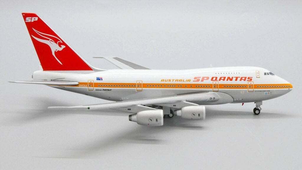 JC WINGS QANTAS AIRWAYS BOEING B747SP 1/400 DIE-CAST EW474S005 IN STOCK