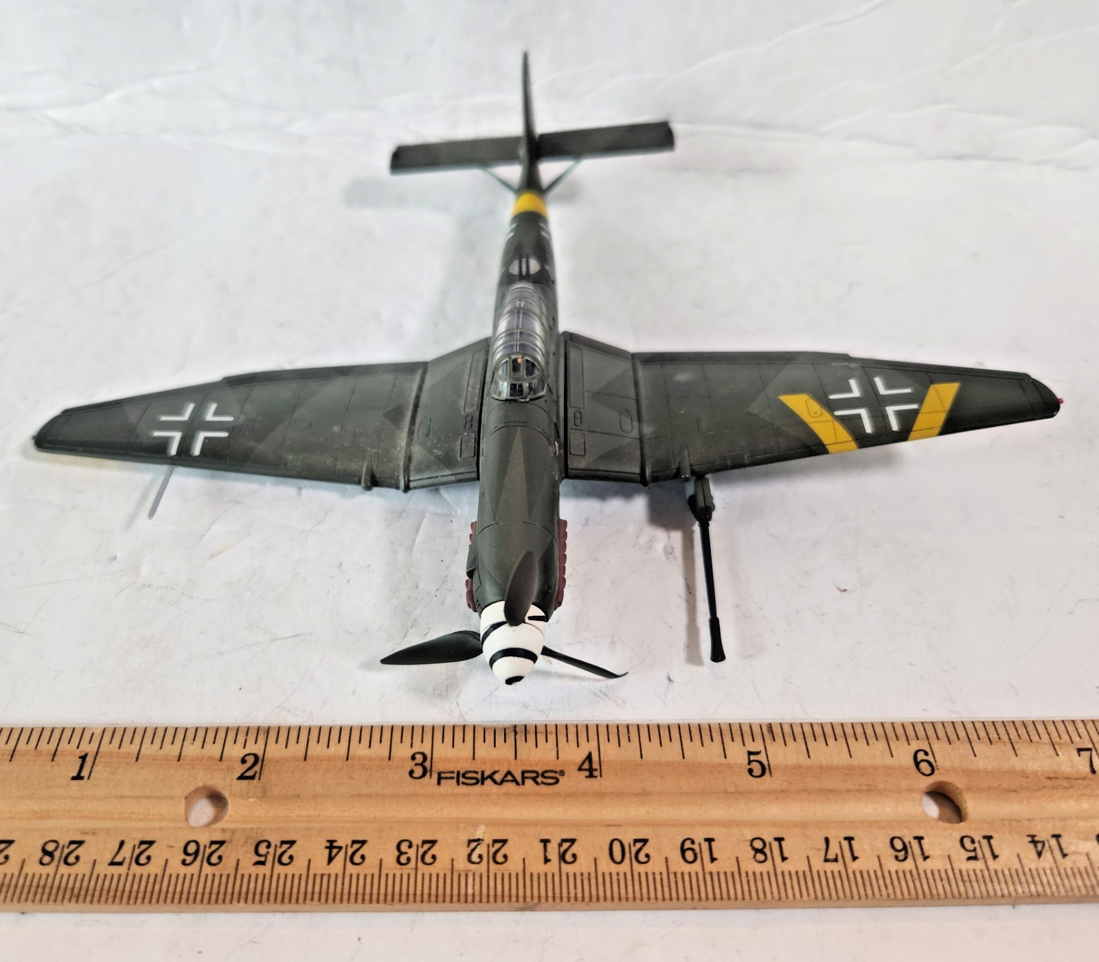 CORGI DIE CAST STUKA MILITARY PLANE CAMO GERMANY WWII DAMAGED 1/72 NO GEAR