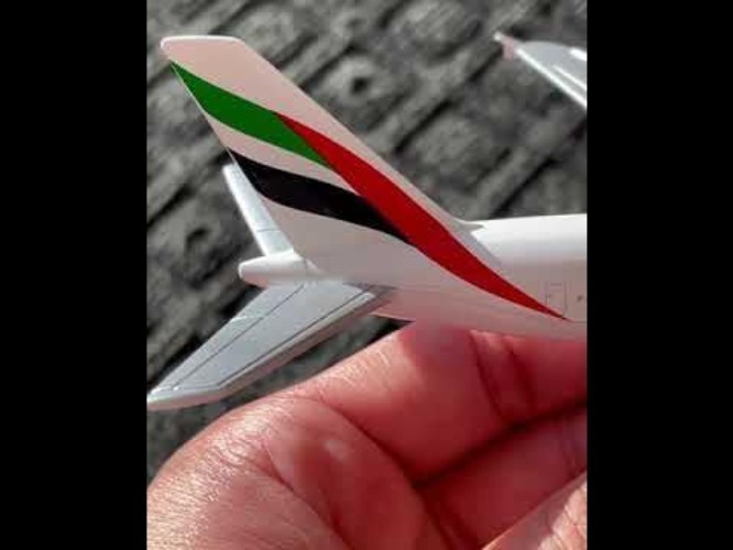 Authentic Emirates A380 Die-Cast Toy Plane – Engaging Playtime for Ages 3+
