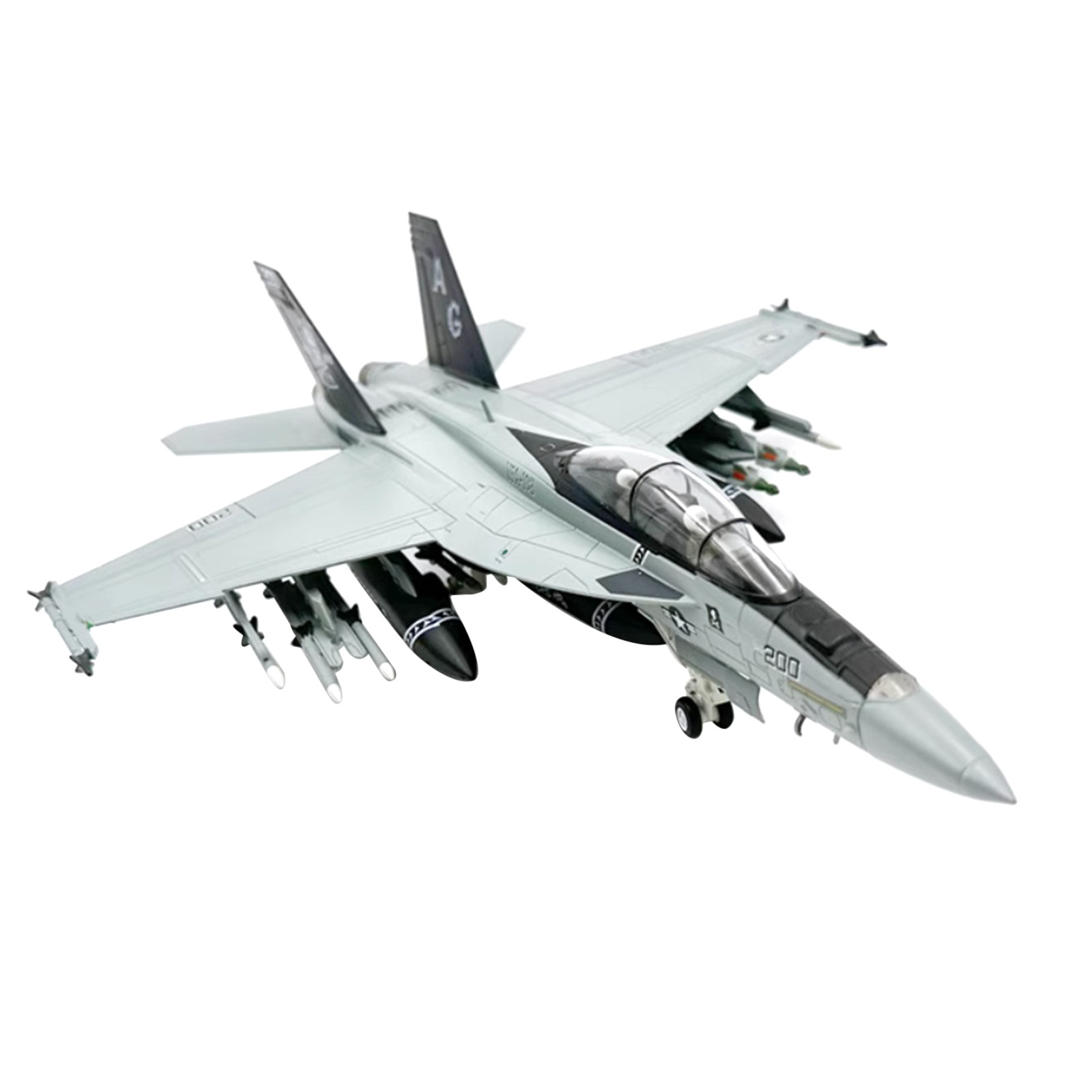 1/72 American F18 Super Hornet Strike Fighter Jet Alloy Aircraft Plane Model