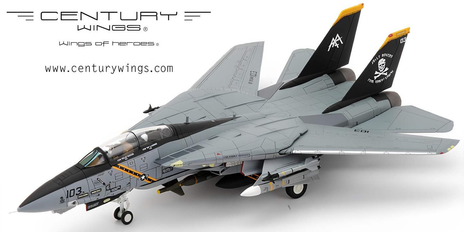 CW Century Wings 1:72 F-14B Tomcat VF103 Jolly Rogers AA103 Aircraft Model