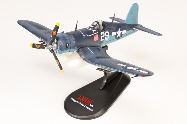 14619LH Legion Models F4U Corsair 1/72 Model White 29 USN VF-17 Jolly Rogers