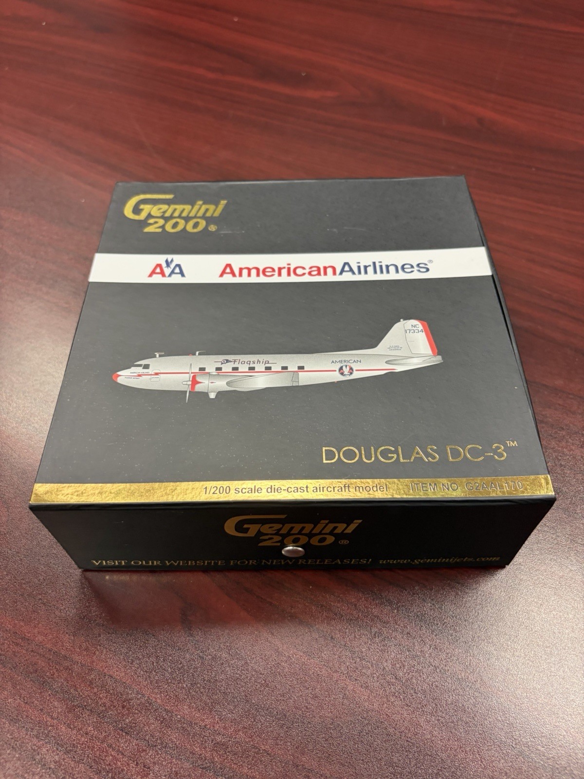 Gemini Jets 200 American Airlines Douglas DC-3 Flagship Detroit 1:200 G2AAL170