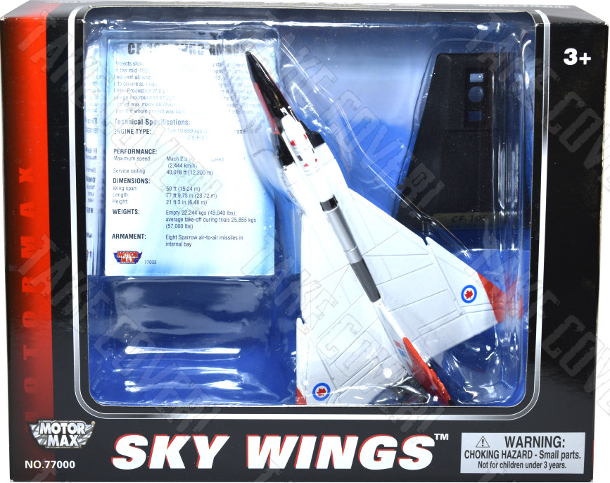 Motormax Skywings – CF-105 Avro Arrow – RCAF Interceptor – Diecast Aircraft Toy