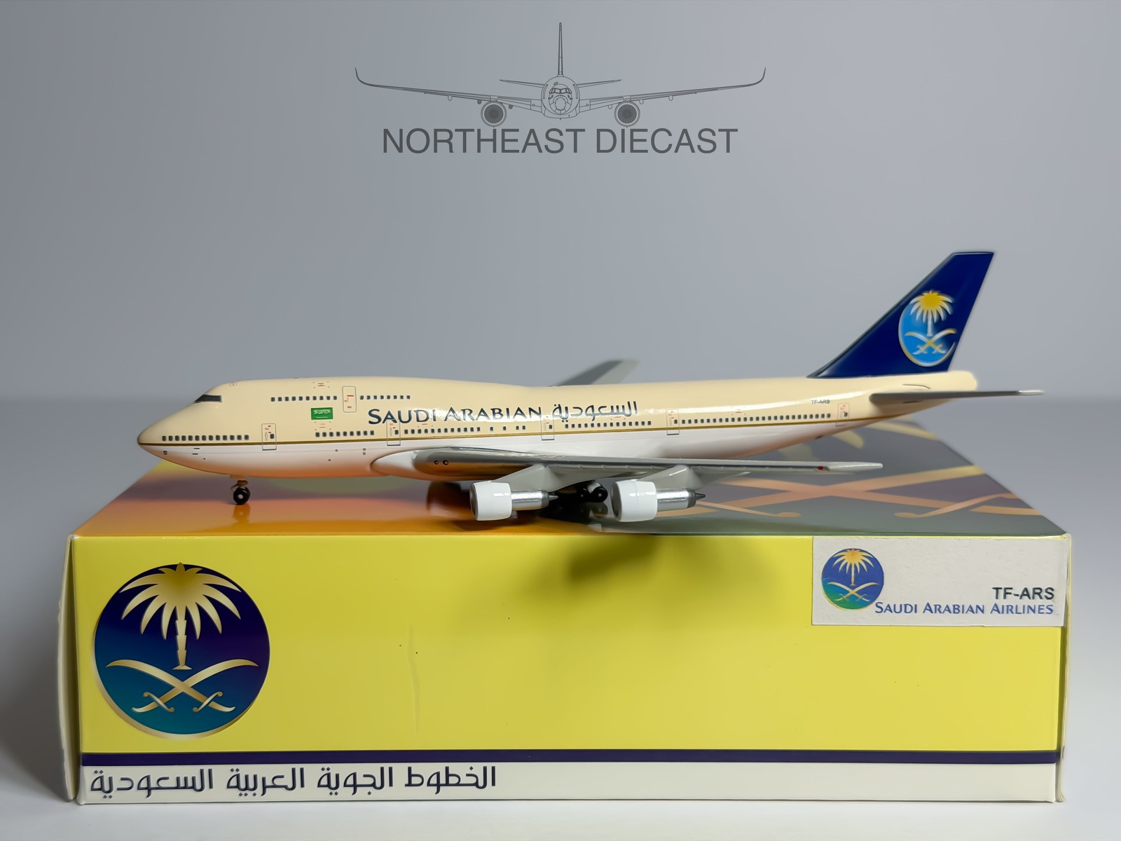 Saudi Arabian Boeing 747-300 1:400 Jet-X TF-ARS (JX473)