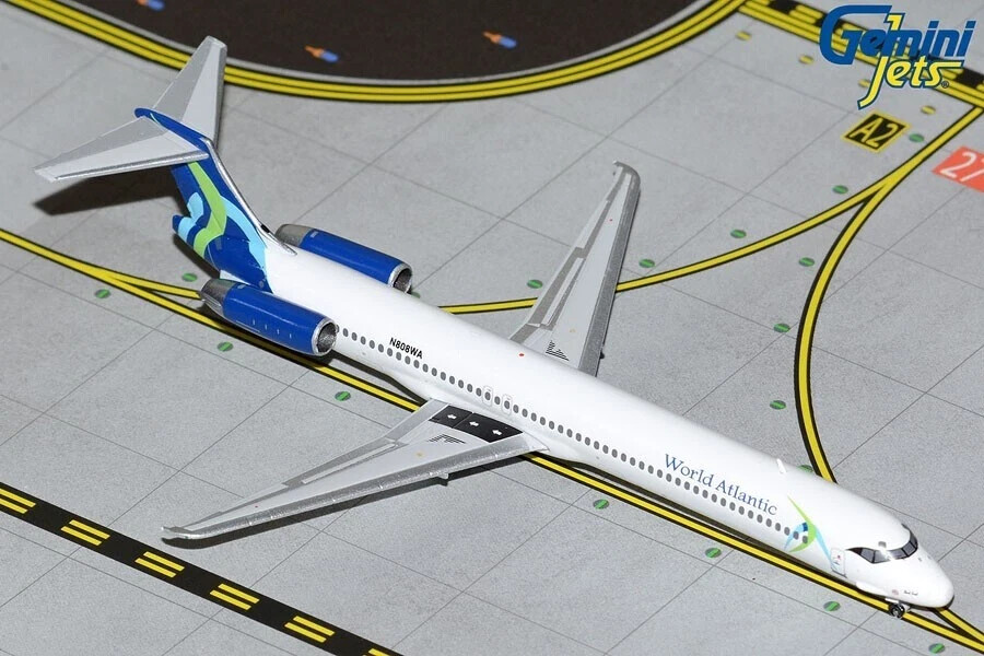 Gemini Jets 1:400 World Atlantic Airlines MD-83 GJWST2007 N808WA