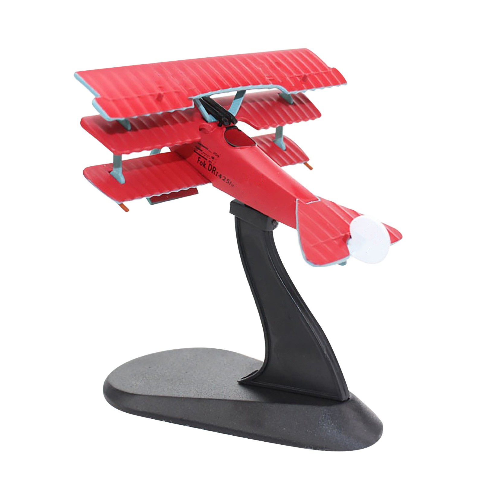 Fokker Dr.I Fighter Plane Model 1/72 Scale Red Baron Alloy Desk Decoration