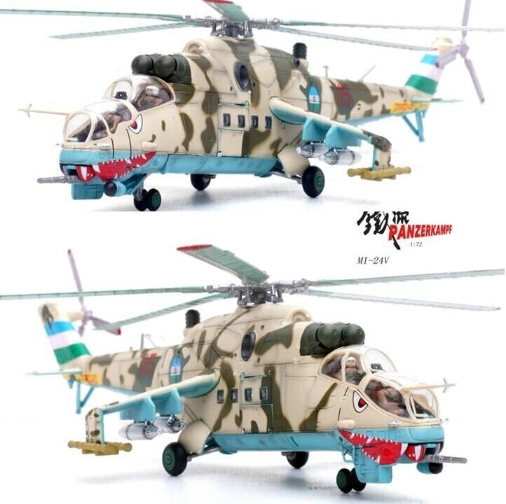 MI-24 Mi-24V Hind Attack Helicopter Gunship – Azerbaijan – 1/72 Scale Model