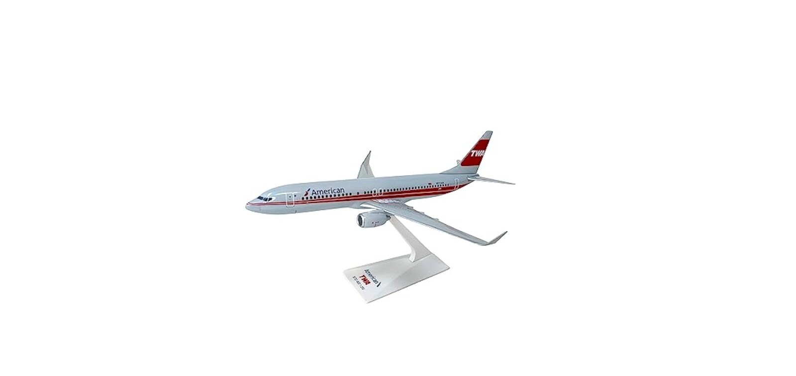 Flight Miniatures American/TWA 737-800 1:200 Scale Model Airplane
