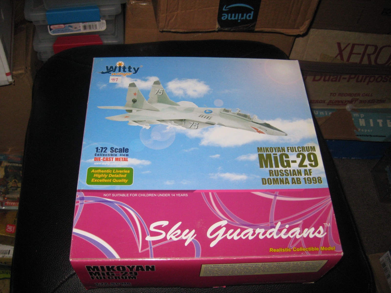 Mint MiG-29 Fulcrum 733 IAP Russian AF ’09’ by Witty Wings in 1:72 scale 1998