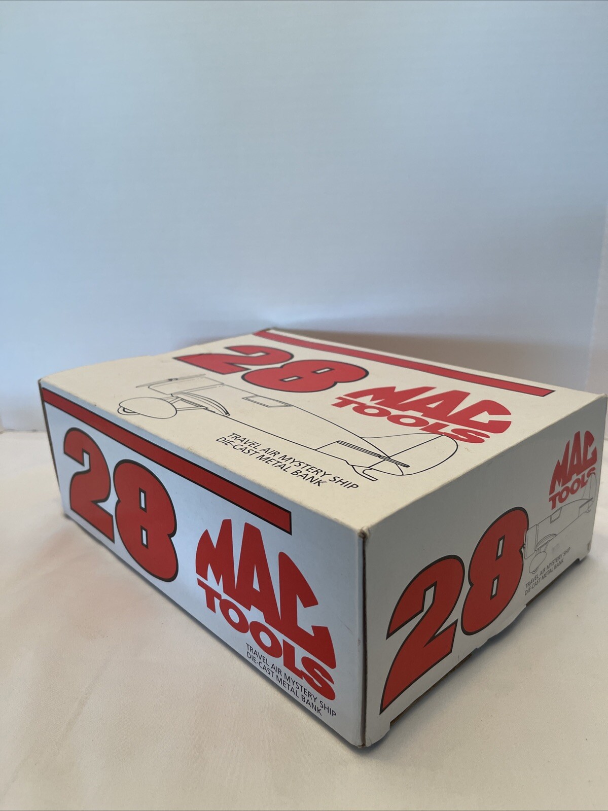 Davey Allison, Mac Tools, Travel Air Mystery Ship Diecast Airplane Bank Primo