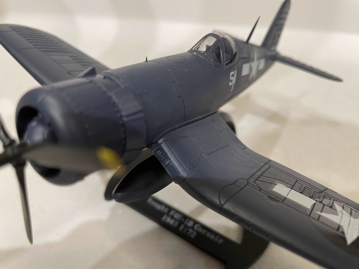 Vought F4U-1D Corsair 1945 USA 1:72 WWII Attack plane Aircraft diecast Luppa #10