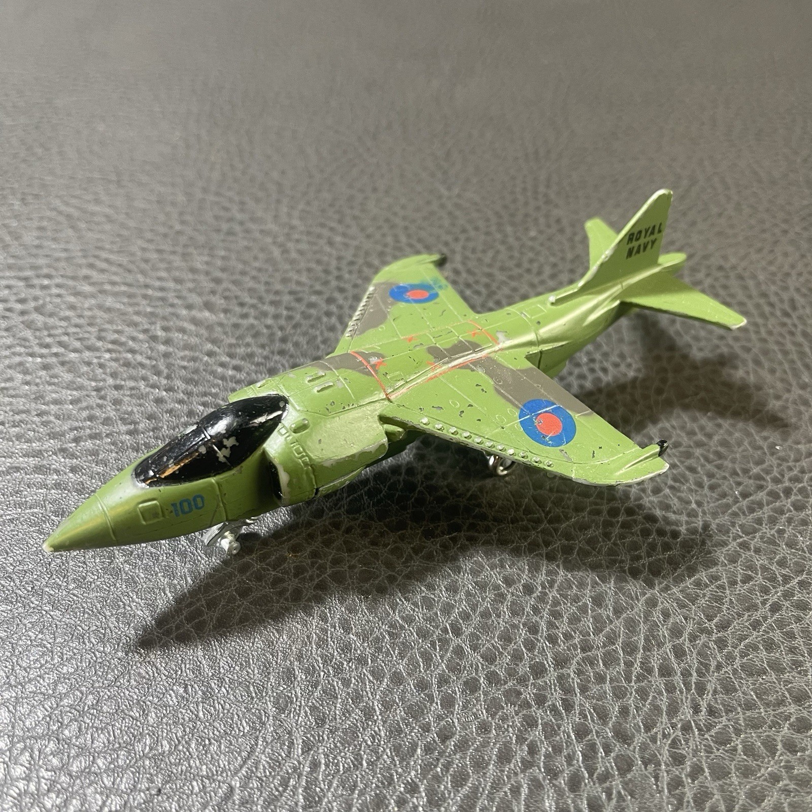 Racing Champions Skybirds HAWKER HARRIER Jet Die-cast Plane Green Loose