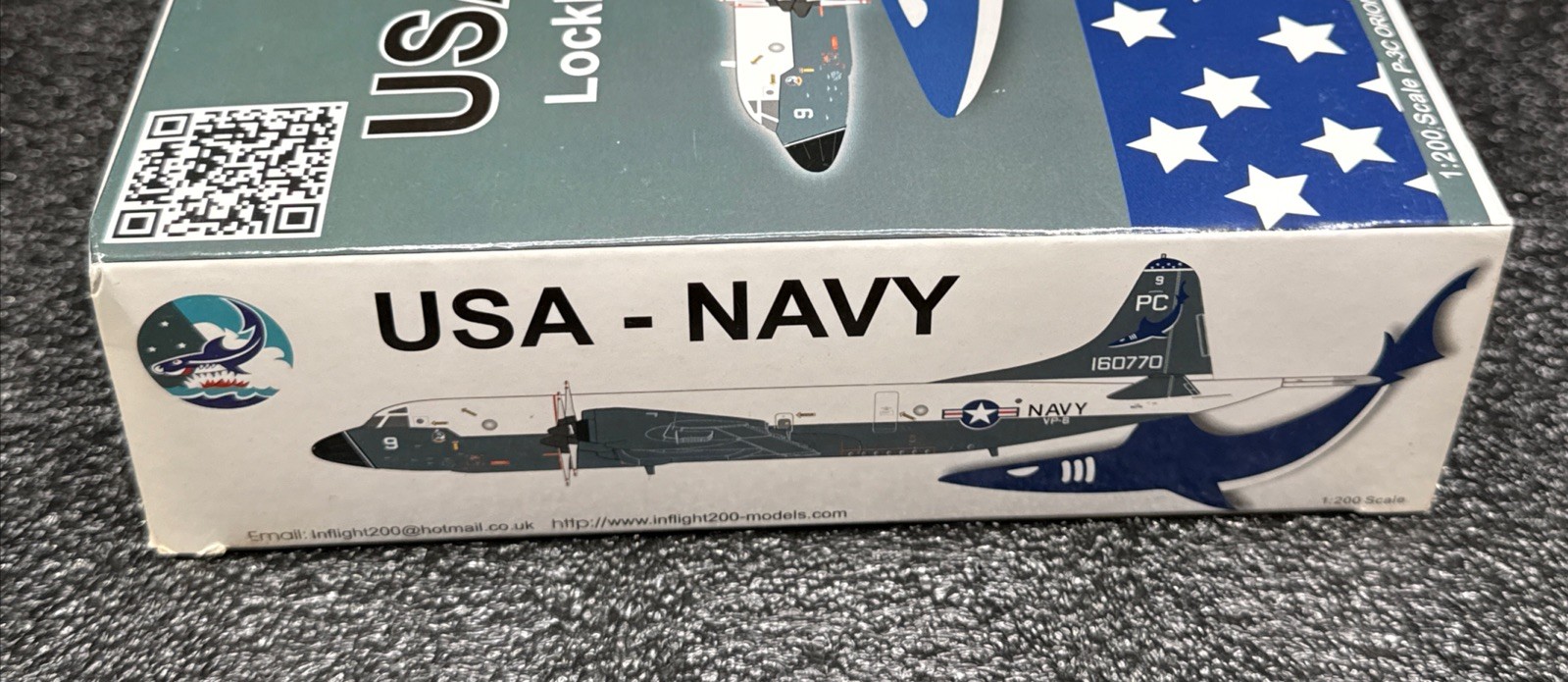 1:200 InFlight USA Navy Lockheed P-3C Orion Diecast Model. IFP3SPEC001