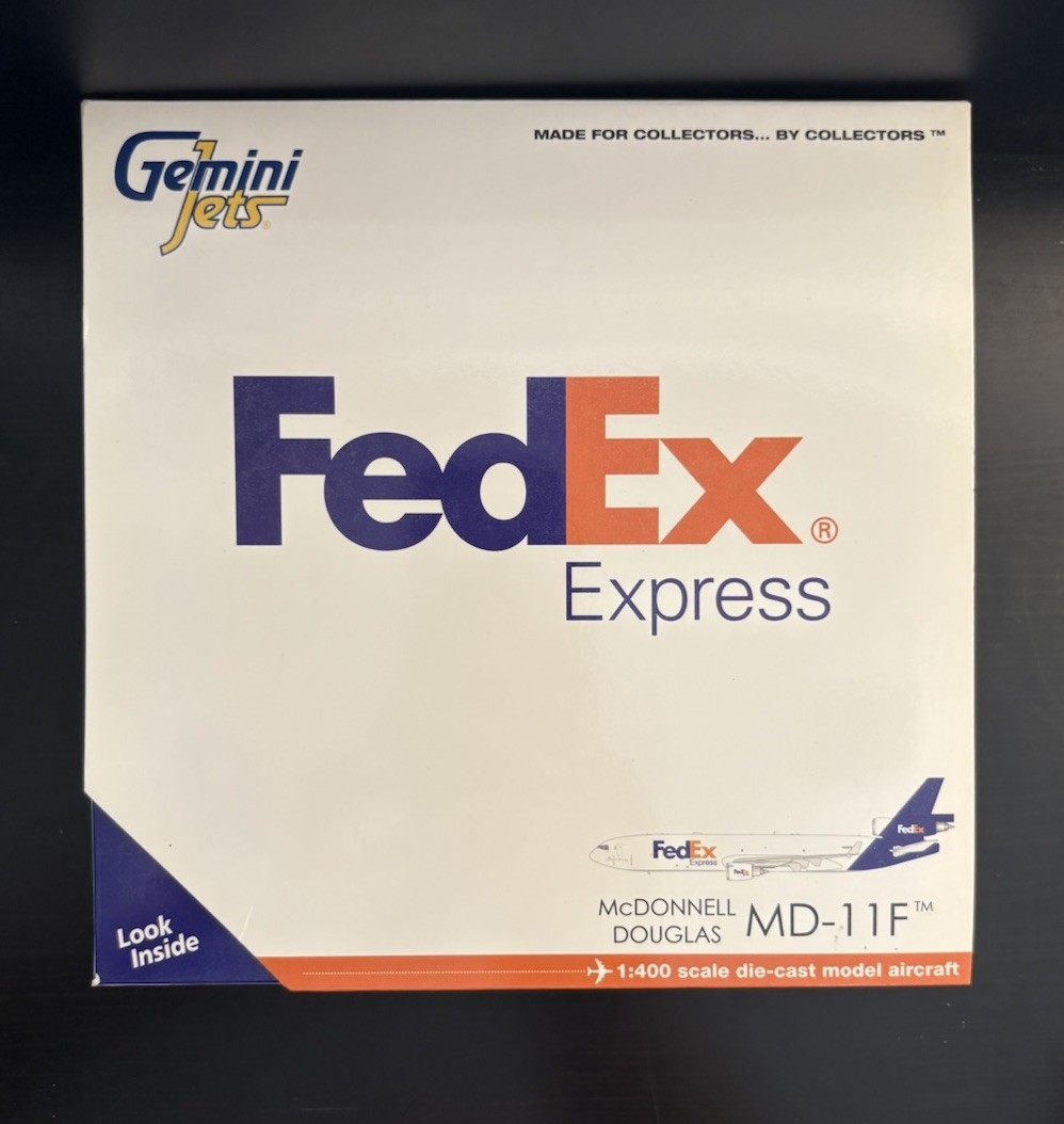 GeminiJets 1:400 FedEx MD-11F N625FE GJFDX1493 Diecast Scale Model Airplane