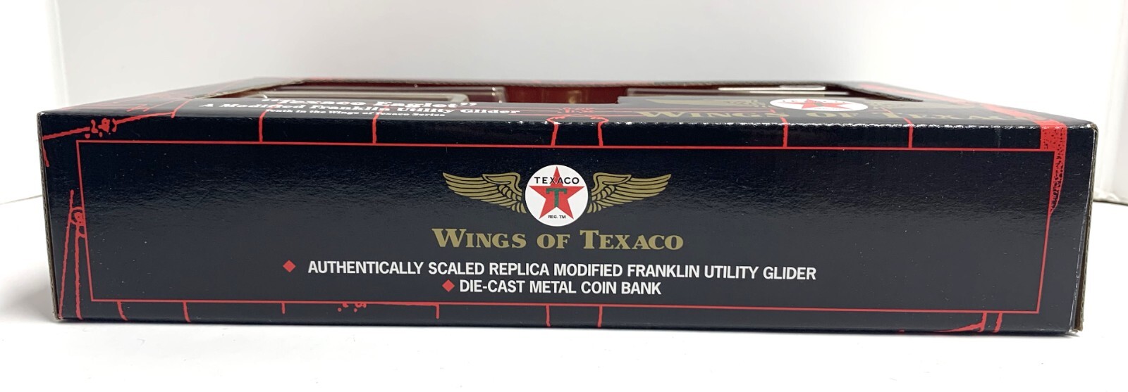 Wings of Texaco Modified Franklin Utility Glider Texaco Eaglet Diecast Bank NIB