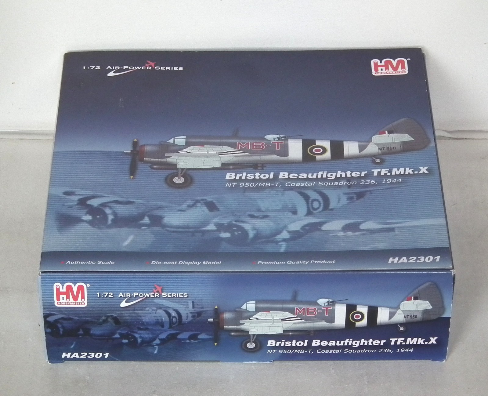 HobbyMaster AirPower Bristol Beaufighter TF.Mk.X NT950 236 Squadron 1944 BOXED